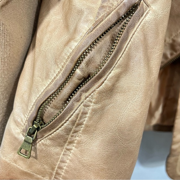 Bagatelle jacket , distressed , moto , faux leather jacket - Picture 9 of 15